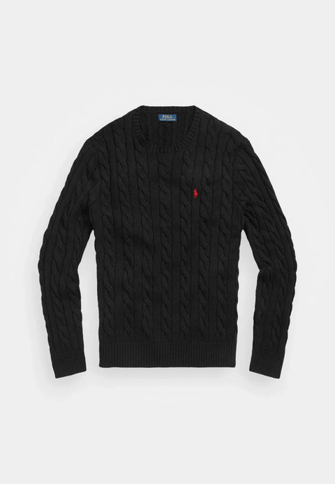 Pull Ralph Lauren En Laine Noir