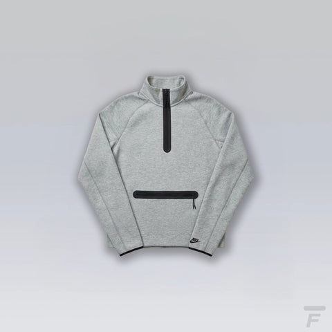 Veste demi-zippée “kangourou” Tech Fleece Gris