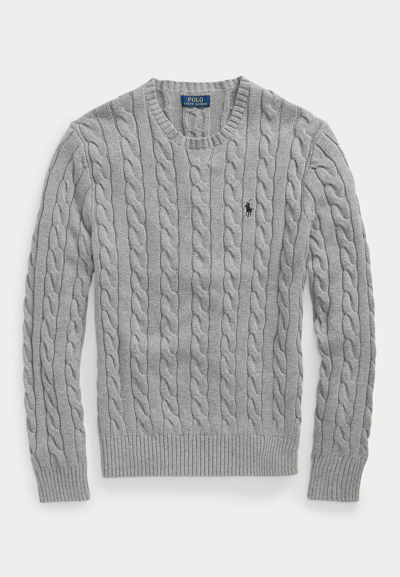 Pull Ralph Lauren En Laine Gris – vue 1