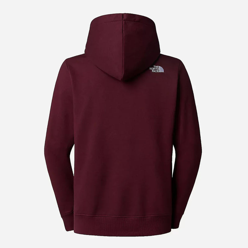 Sweat à capuche North Face Bordeaux – vue 3