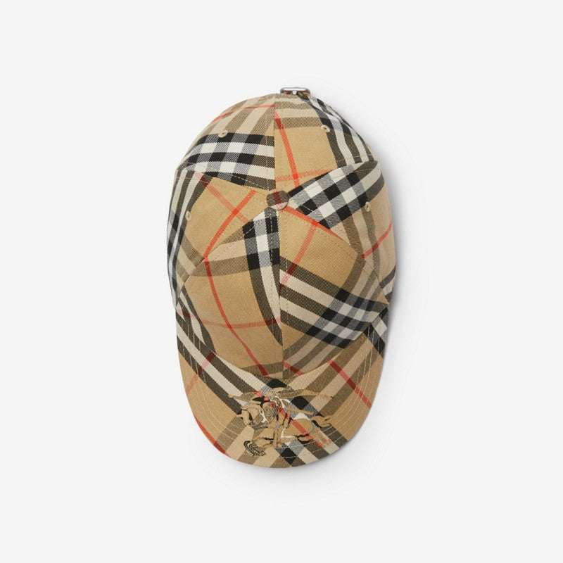 Casquette de baseball en coton mélangé Check EKD – vue 4