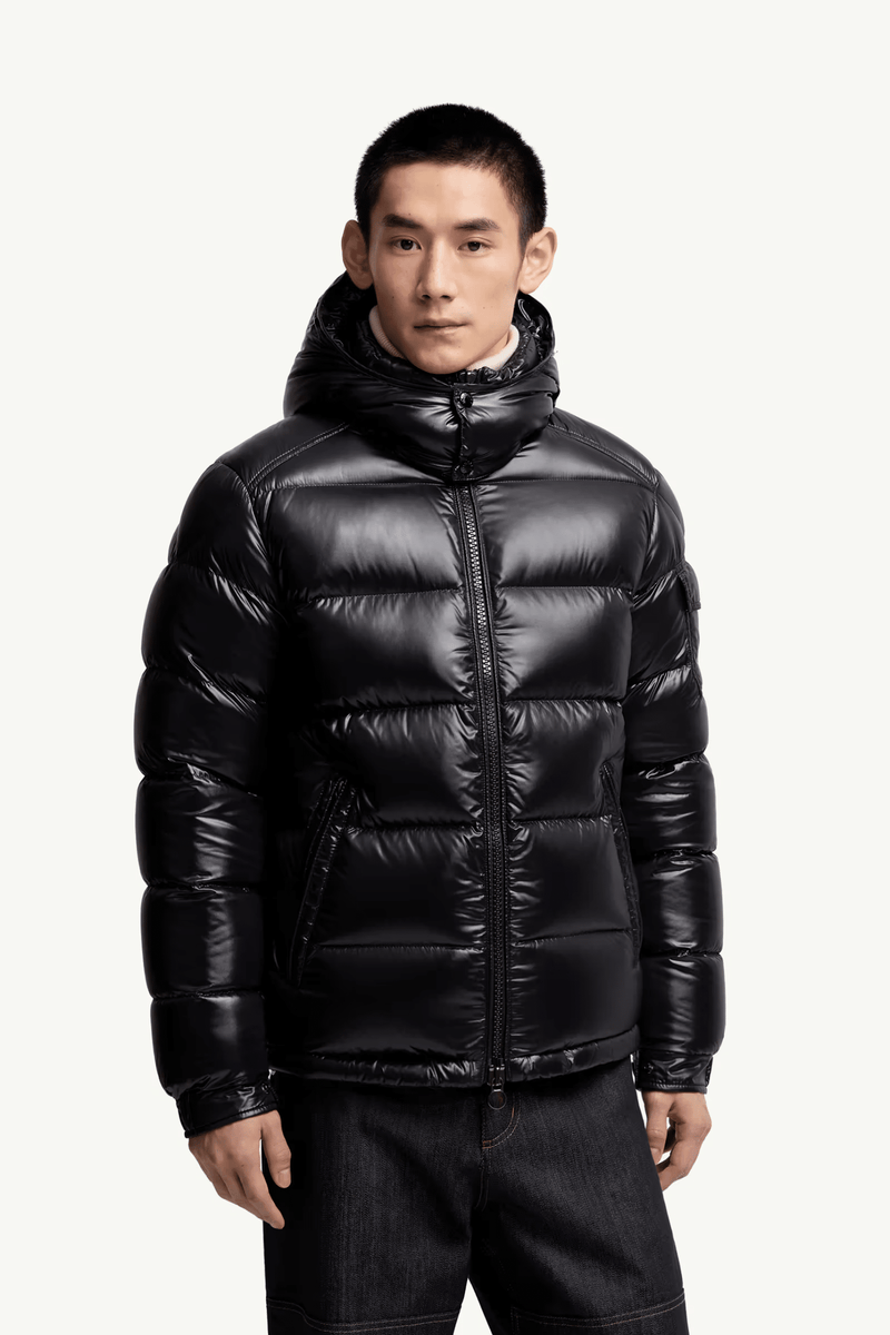 Doudoune Maya Nylon Noir Moncler – vue 4