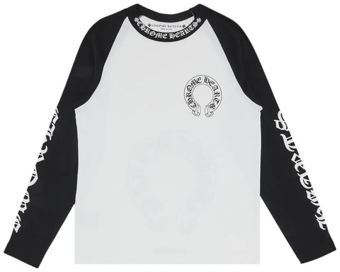T-Shirt Manche Longue Chrome Heart Noir