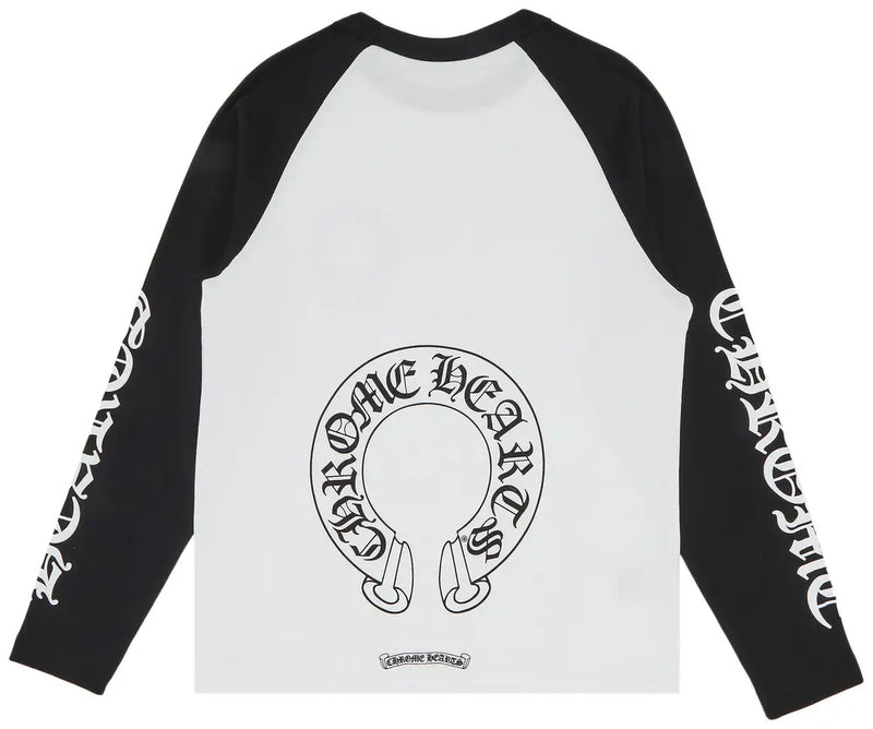 T-Shirt Manche Longue Chrome Heart Noir – vue 2