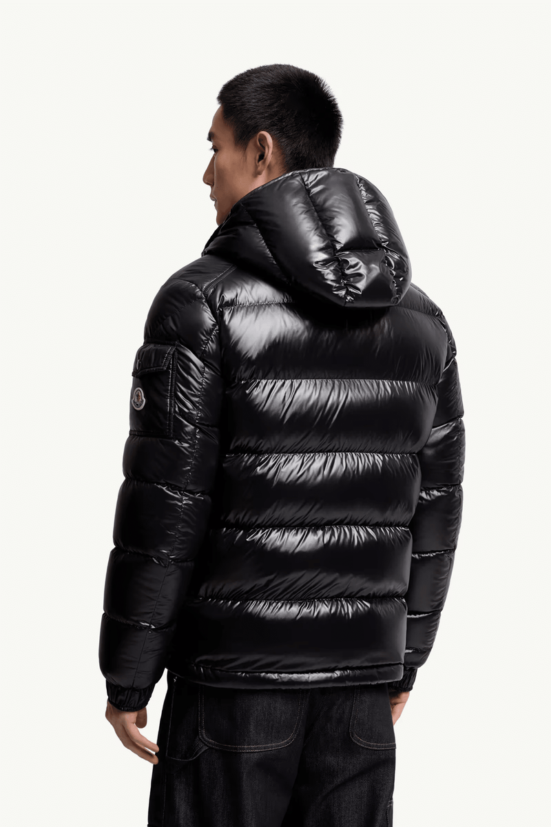 Doudoune Maya Nylon Noir Moncler – vue 3