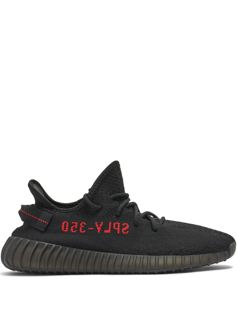 Yeezy Boost 350 V2 Noir Et Rouge – vue 1