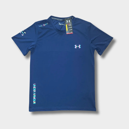 Ensemble short/t-shirt Under Fluo Bleu – vue 2