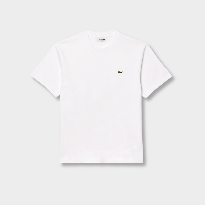 Ensemble short/t-shirt Lacoste Blanc – vue 2