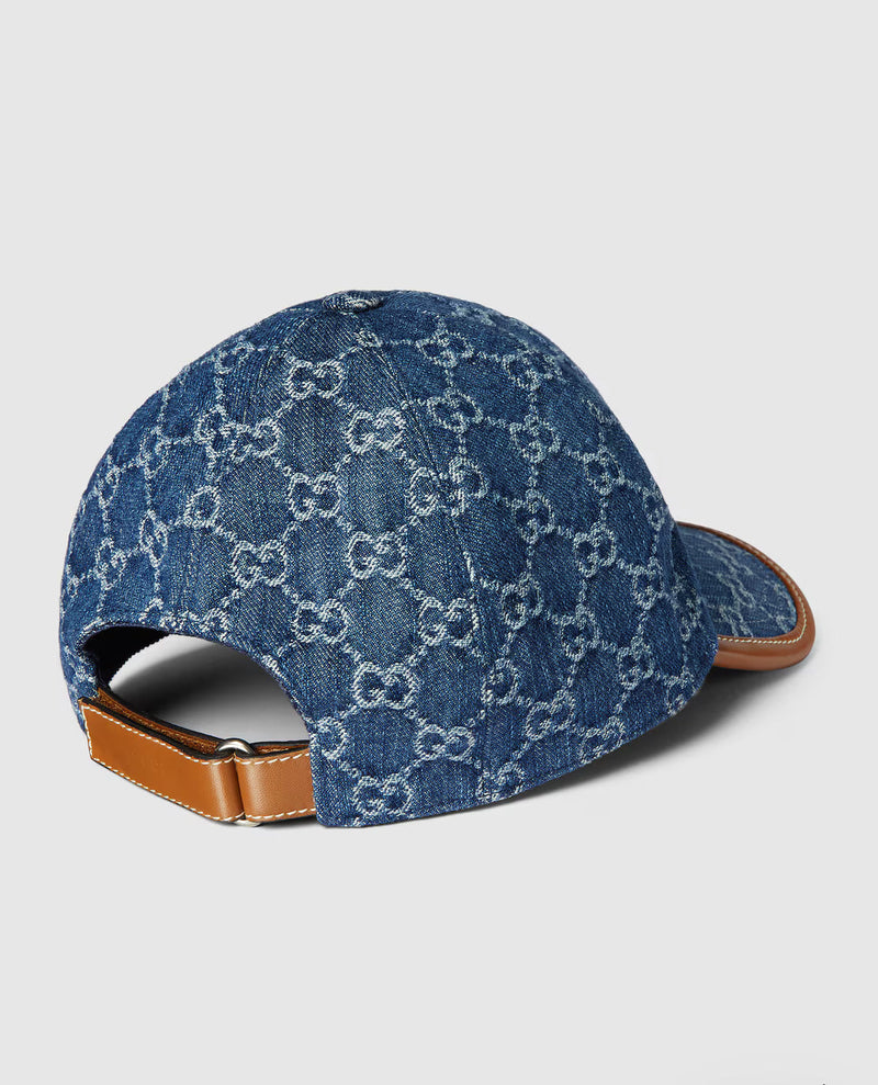 Casquette en denim GG – vue 4