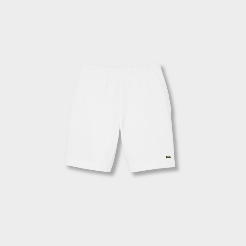 Ensemble short/t-shirt Lacoste Blanc – vue 3