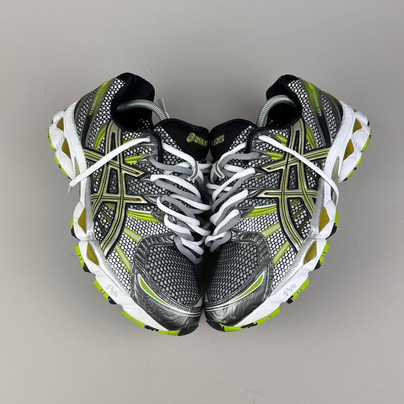 GEL Nimbus 16 — Argent / Vert citron