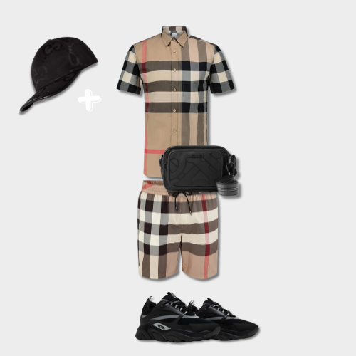 Outfit Chemise Burberry + Casquette Offerte – vue 1