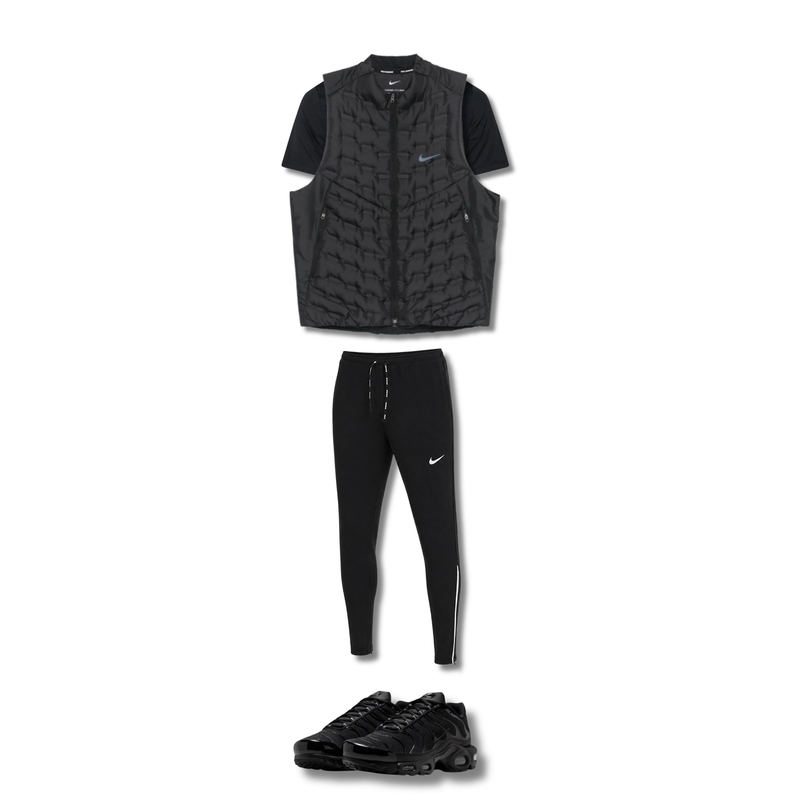 Outfit Running Noir Nike – vue 1