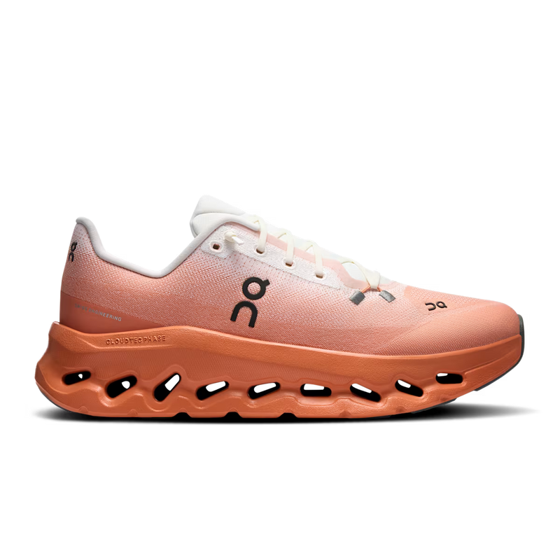 On Cloudit Orange Et Blanc – vue 1