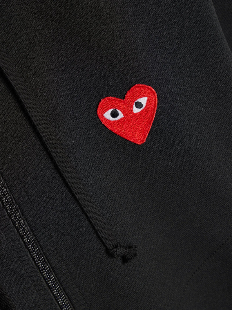 Sweat zippé CDG Avec Capuche Noir – vue 2