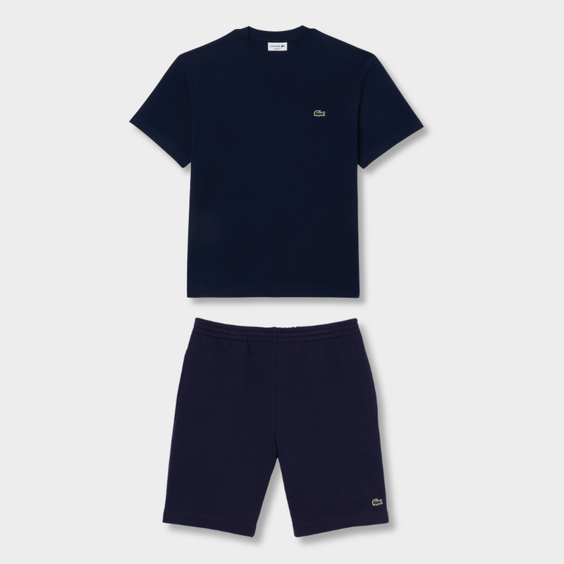 Ensemble short/t-shirt Lacoste Bleu marine – vue 1