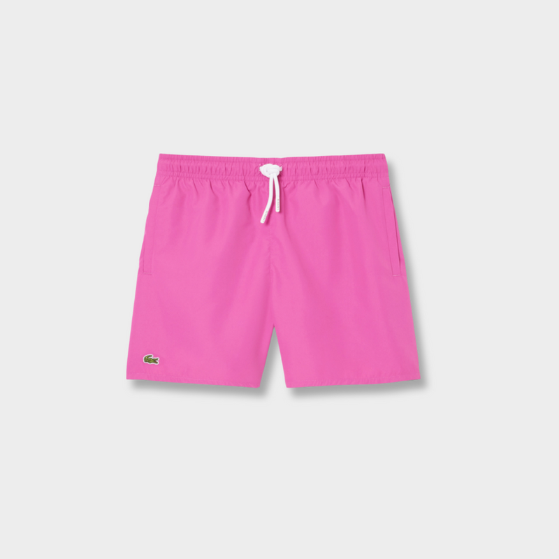 Ensemble short/t-shirt Lacoste Rose vif – vue 3