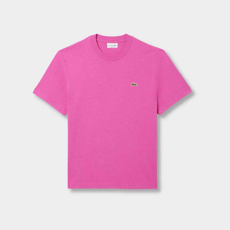 Ensemble short/t-shirt Lacoste Rose vif – vue 2