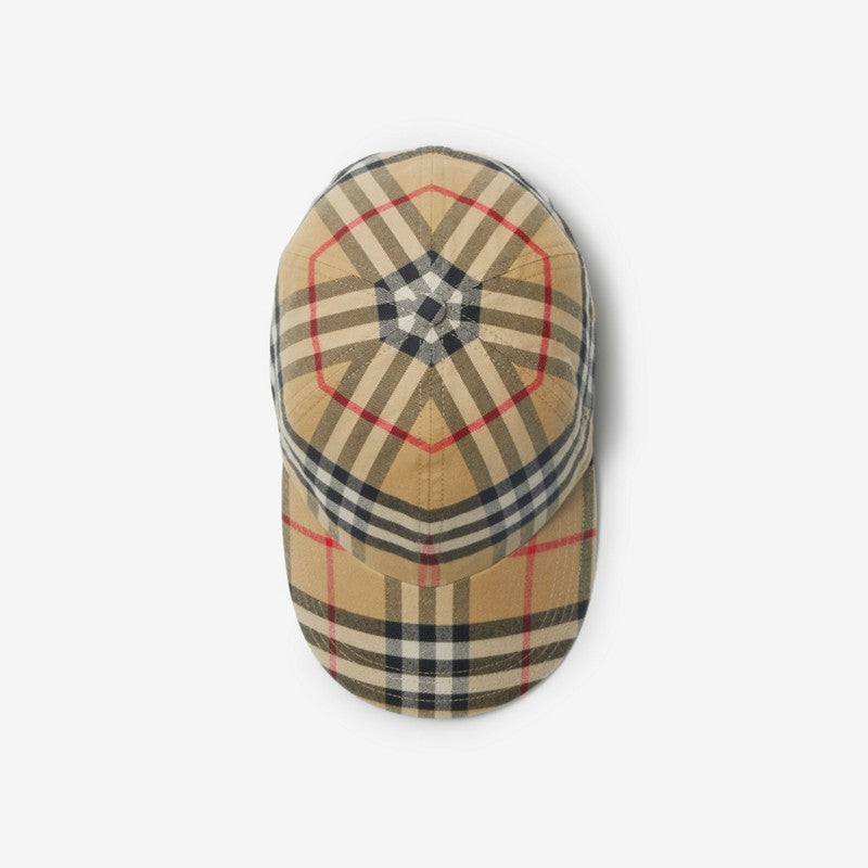 Casquette de baseball en coton mélangé Check – vue 3