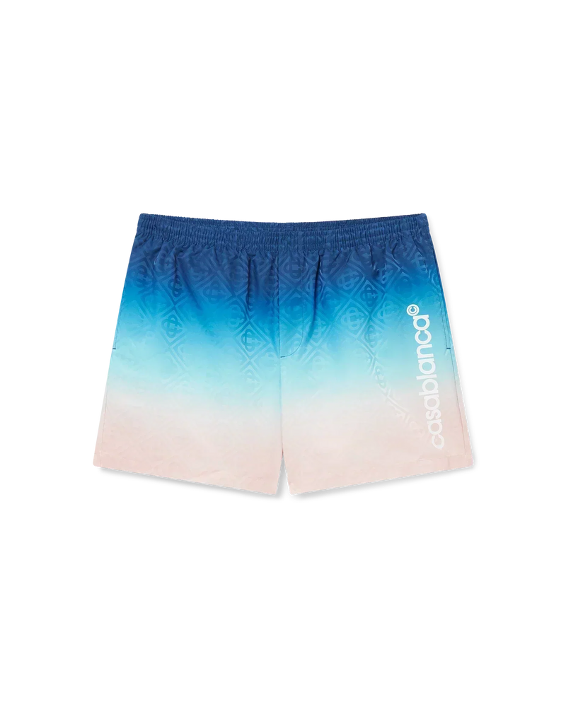 Jacquard Gradient Swim Shorts – vue 1