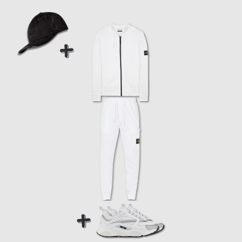 Outfit Stone I. Blanc + Casquette Offerte – vue 2