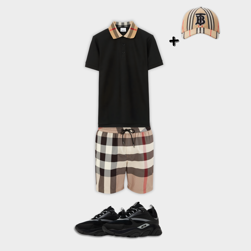 Outfit Polo Burberry + Casquette Offerte – vue 2