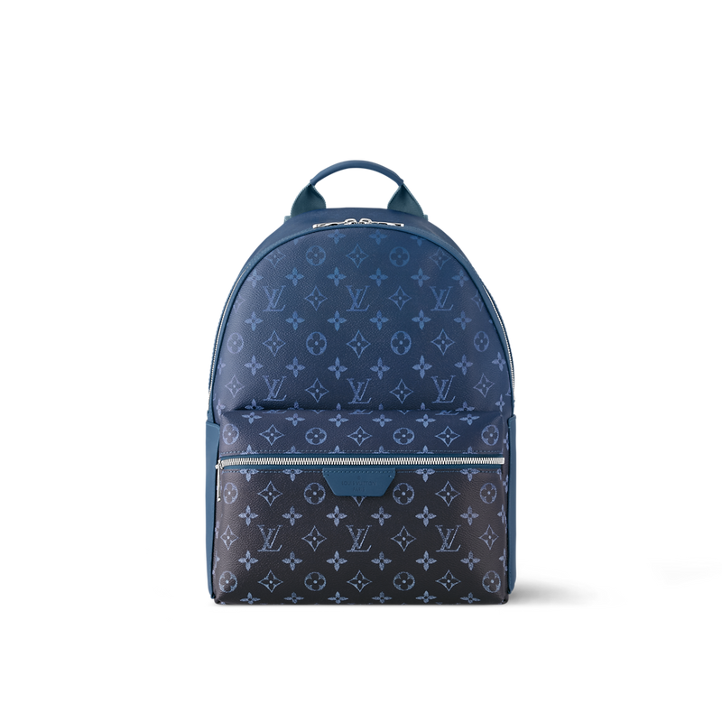 Sac à dos Discovery PM Toile Monogram Bleu et noir – vue 1