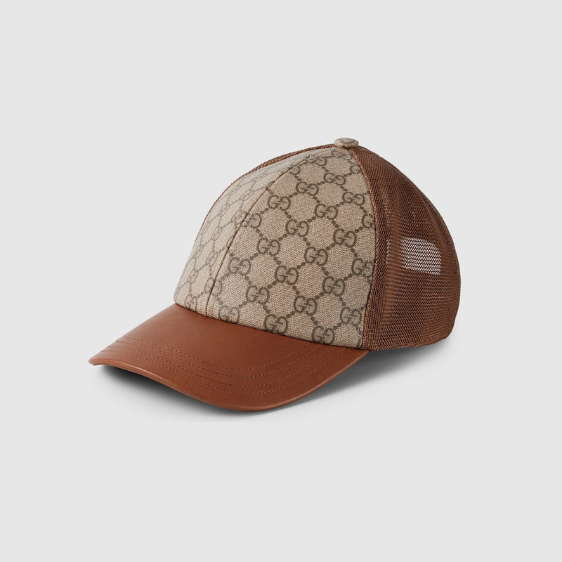 CASQUETTE EN TOILE GG MONOGRAM maron – vue 1