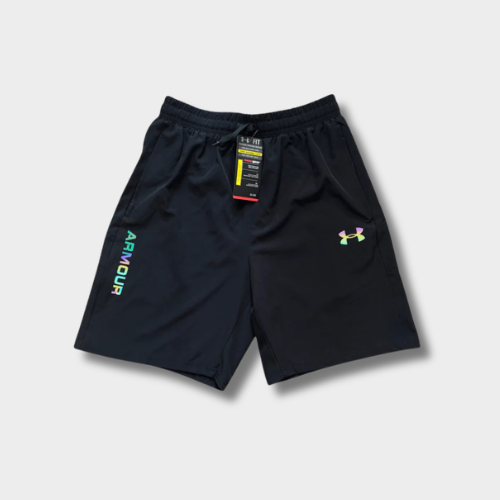 Ensemble short/t-shirt Under Fluo Noir – vue 3
