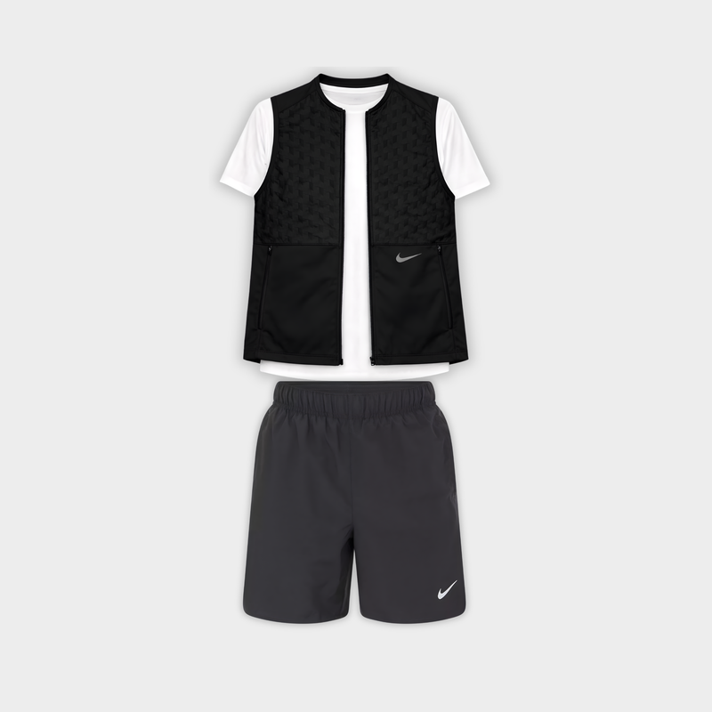 Ensemble Therma Fit Noir – vue 1