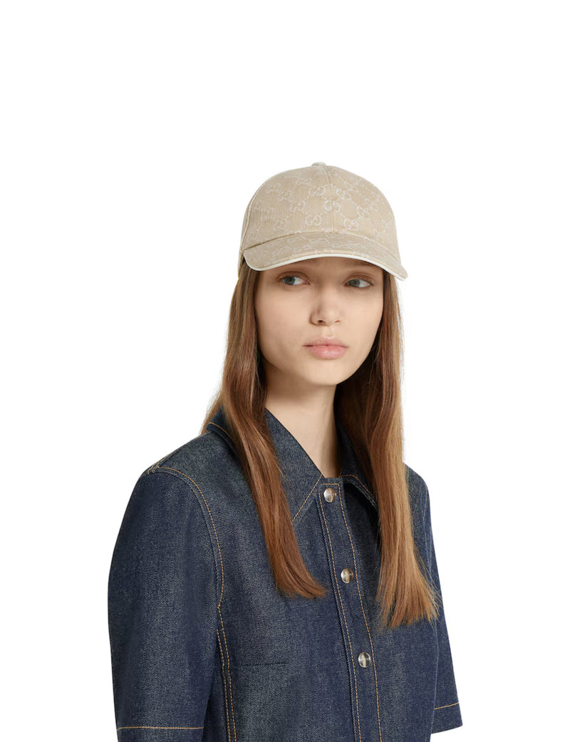 Casquette en denim GG avec détail Mors – vue 3