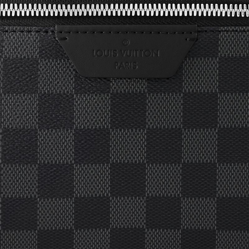 Sac à dos Discovery PM Toile Damier Graphite Noir – vue 4