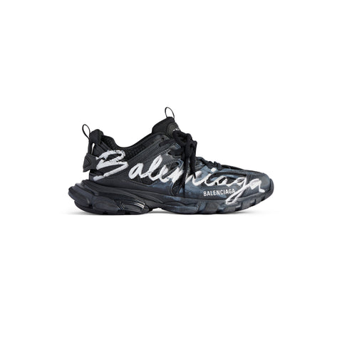 Balenciaga Track Noir Avec Logo Blanc