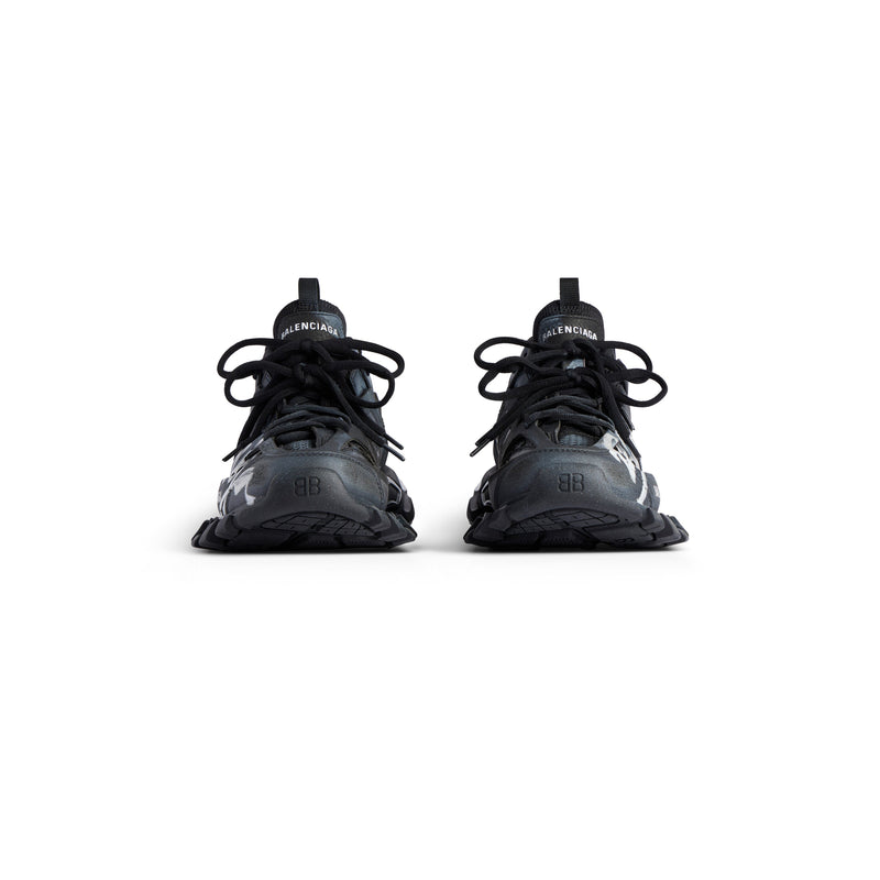 Balenciaga Track Noir Avec Logo Blanc – vue 2