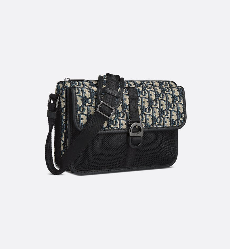 Sac bandoulière Dior 8 Noir et Beige – vue 4