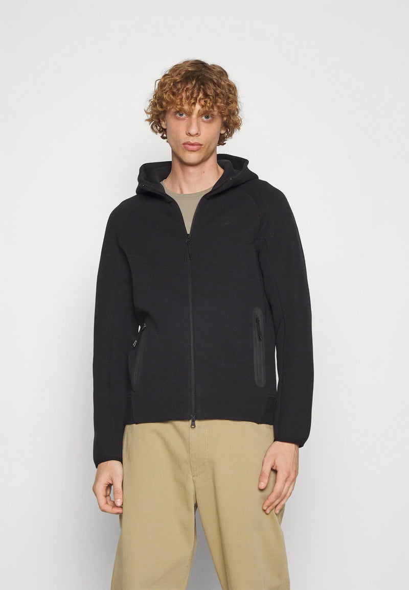 Nike Nouveau Tech Fleece Zippé Noir – vue 3