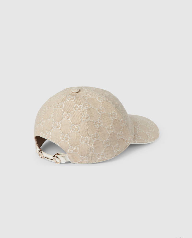 Casquette en denim GG avec détail Mors – vue 4