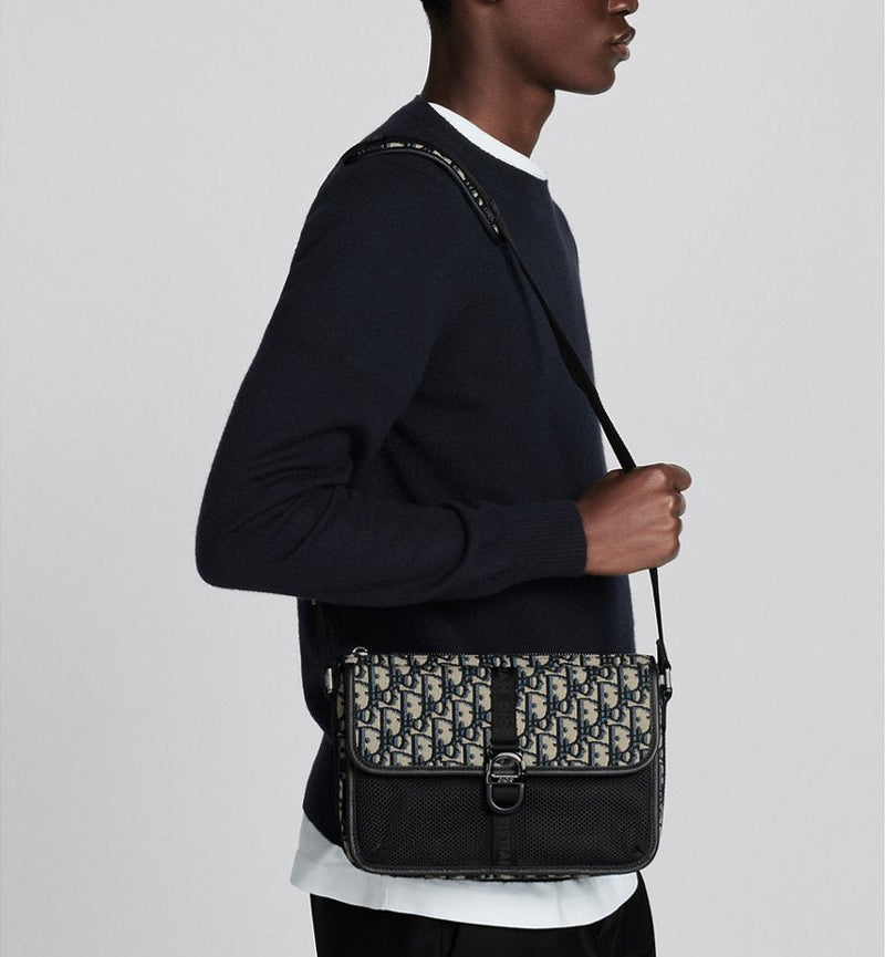 Sac bandoulière Dior 8 Noir et Beige – vue 2