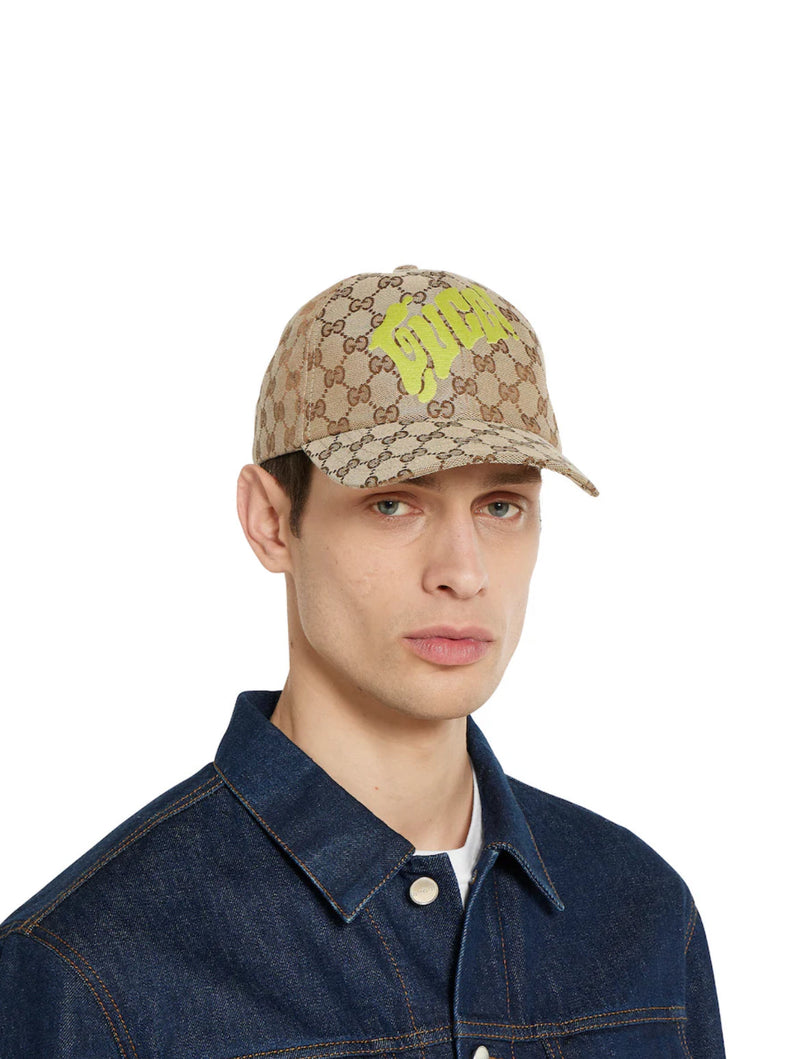 Casquette de baseball en toile GG avec imprimé – vue 3