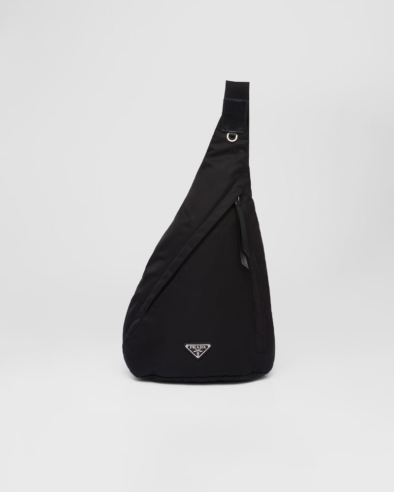 Sac à dos en Re-Nylon et cuir – vue 1