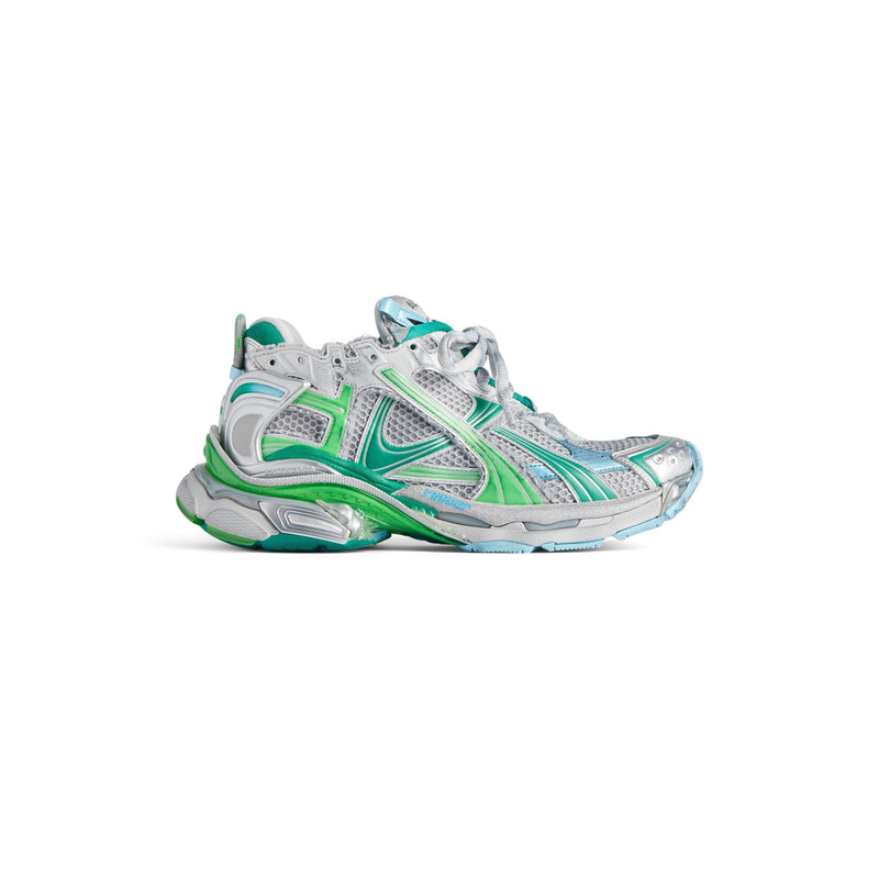 Balenciaga Runner Vert Et Bleu – vue 1