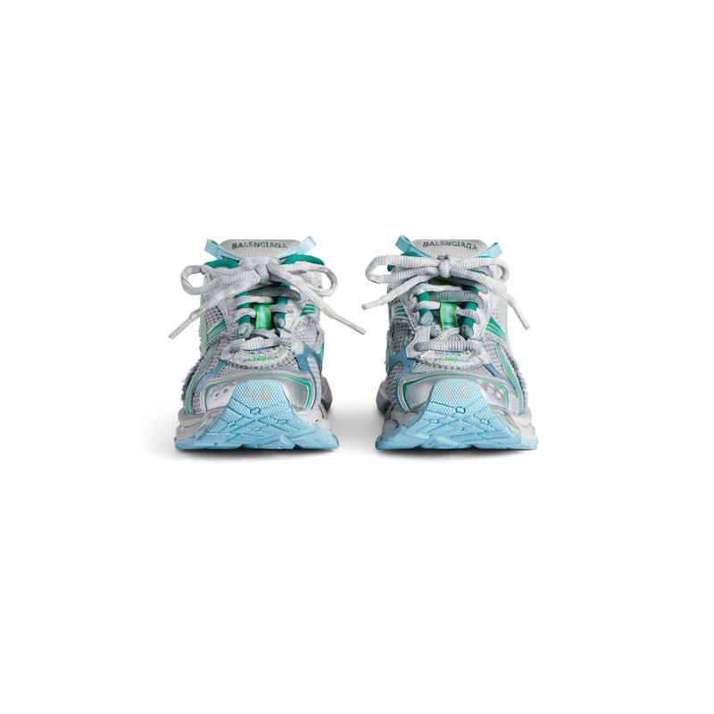 Balenciaga Runner Vert Et Bleu – vue 2