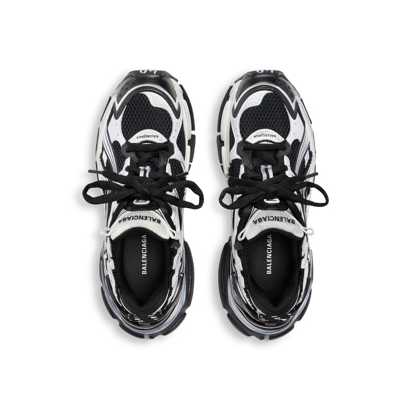 Balenciaga Runner Noir Et Blanc – vue 4