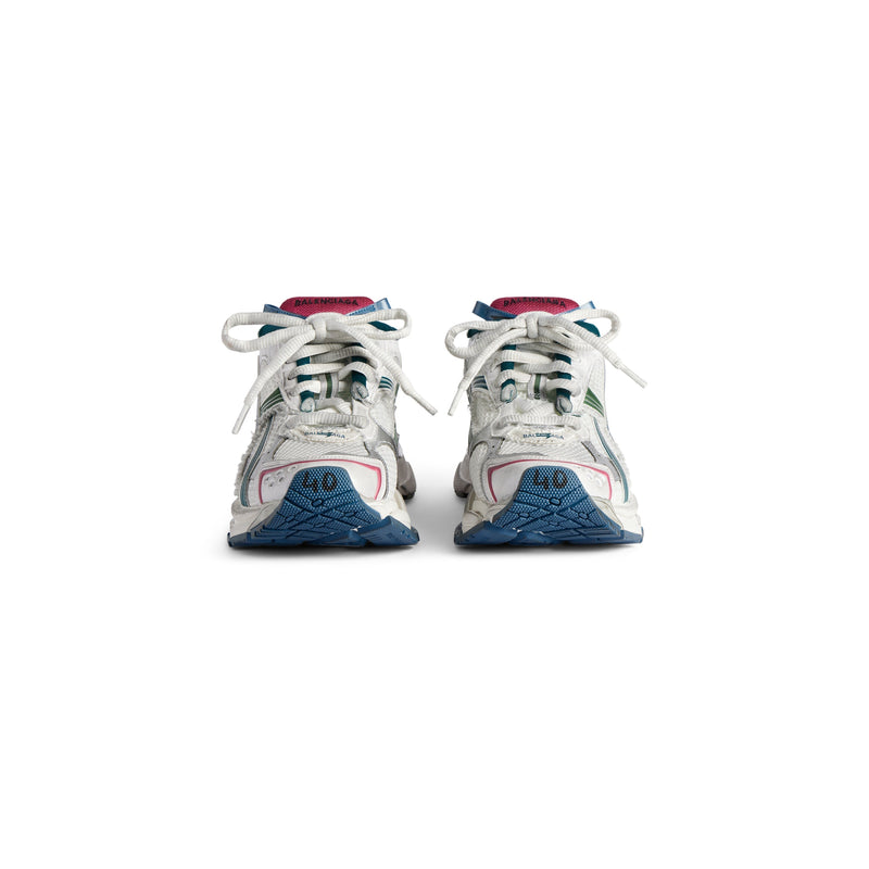 Balenciaga Runner Blanc Et Vert Foncé – vue 2