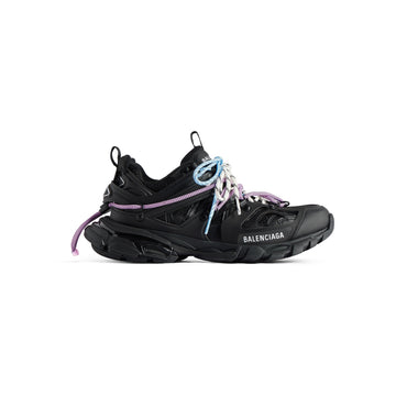Balenciaga Track Noir Avec Laces Rose Et Bleue