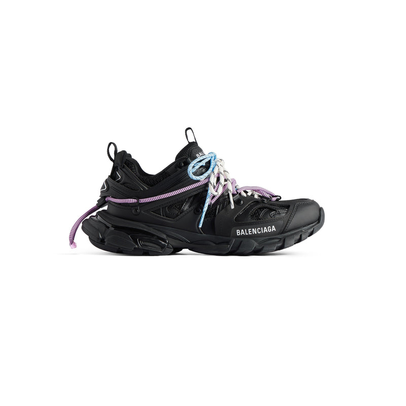 Balenciaga Track Noir Avec Laces Rose Et Bleue – vue 1