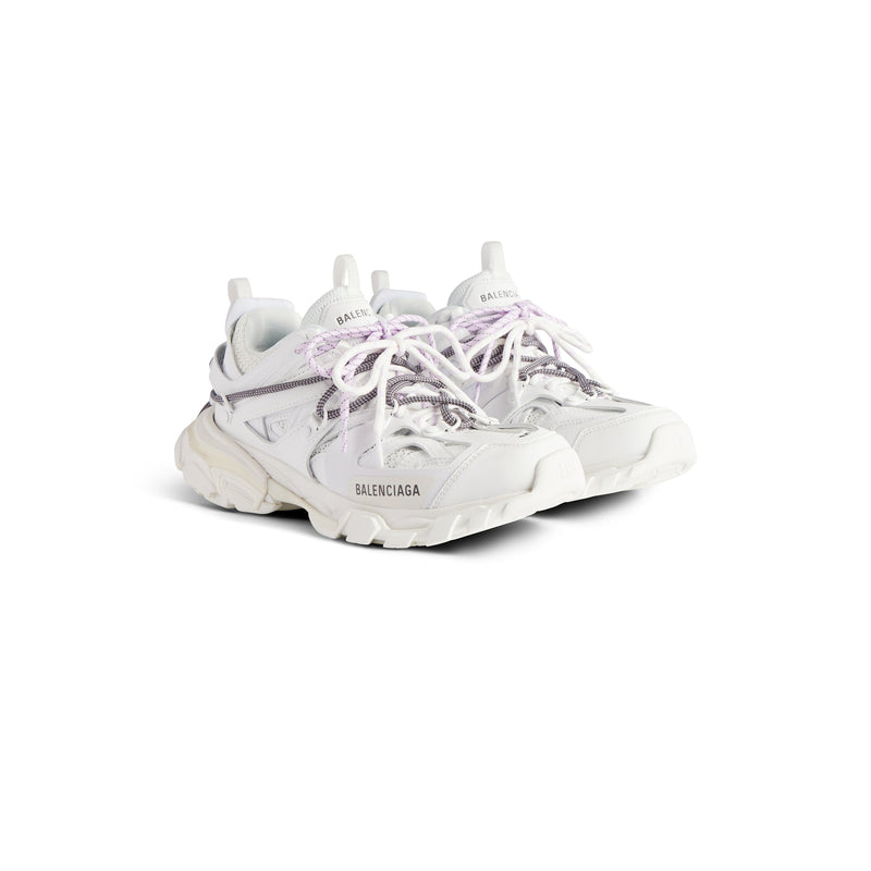 Balenciaga Track Blanc Avec Laces Blanche et Lilas – vue 3