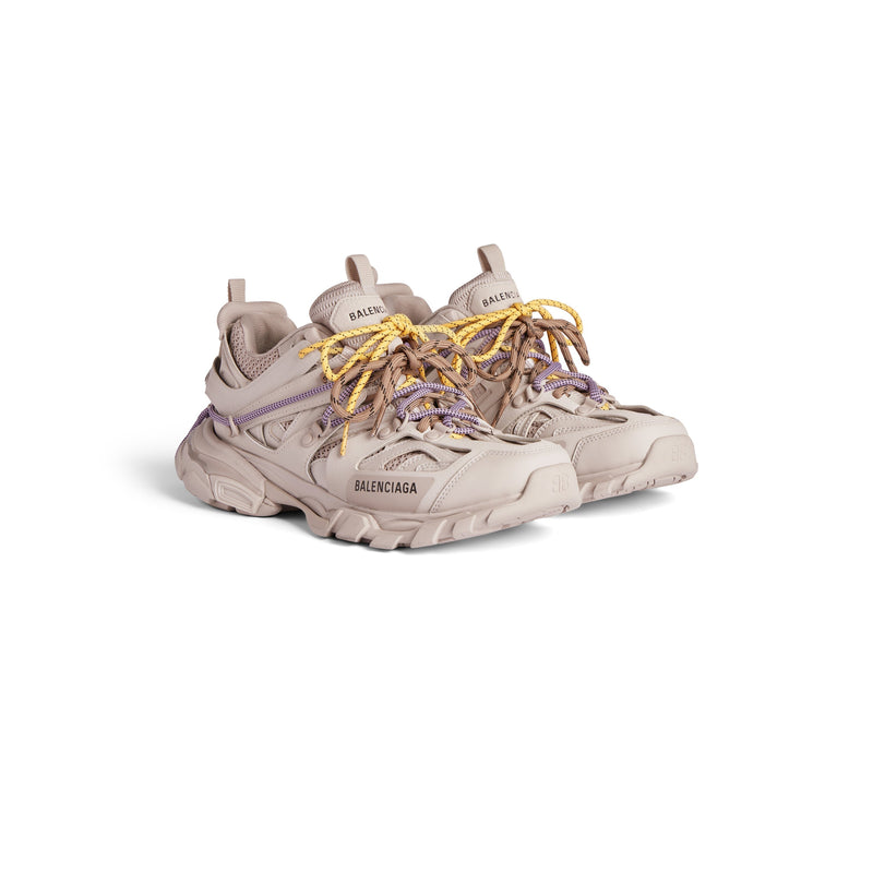 Balenciaga Track Taupe Avec Laces Jaune Et Violette – vue 3