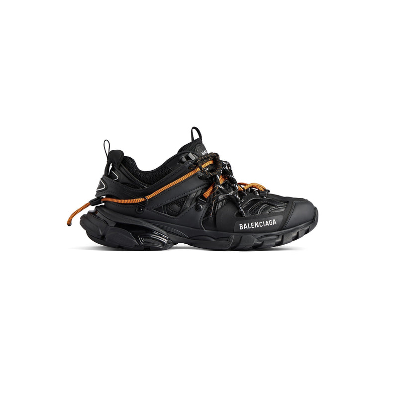 Balenciaga Track Avec Laces Noire Et Orange – vue 1