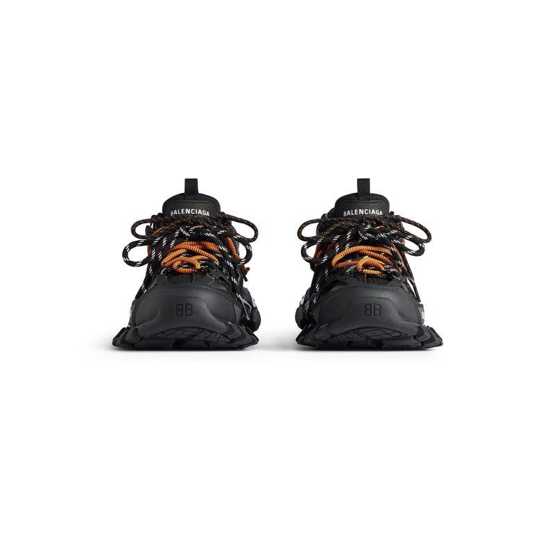 Balenciaga Track Avec Laces Noire Et Orange – vue 2